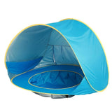 Tente de plage pour enfant extérieur protection solaire tente de plage pliable portable tente enfant pop up parasol abri plage