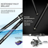 anne à pêche carbone ensemble de canne à pêche pêche en eau douce en mer grand avec ligne de pêche kit de leurres de pêche 5,4m