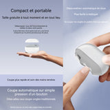 oupe-ongles électrique 2 en 1 500mah type-c coupe-ongles automatique avec réservoir de stockage et led pour adultes et enfants