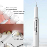 Jet dentaire 5v 3 vitesses électrique type-C capteur intelligent rotation haute vitesse têtes interchangeables couleur variable