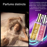 Parfum 2x29.5ml boisé Oriental fruité parfum amour doré pêche rose hommes et femmes attirer le désir Eau de Toilette intéressante