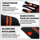 Genouillère sport Unique genouillère pour homme et femme genouillère élastique respirant genouillères de compression pour le sport