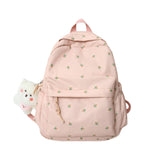Sac à dos scolaire 42x30x13cm sac à dos pour étudiants style collège nouvelle tendance sac à dos simple et frais rose cartable