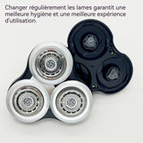 Tête de rasoir tête rasoir RQ12 emballée individuellement propre et hygiénique compatible avec sh90-sh70-s9911-rq1250x-1280s9000