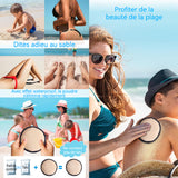 Dissolvant de sable pour la plage 14x14cm dissolvants sable plage dissolvant de sable essentiels de plage pour camping voyages