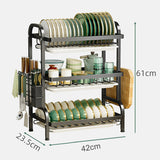 Rangement pour vaisselle de cuisine Rangement pour égouttoir à vaisselle Rangement pour égouttoir à vaisselle Organisateur