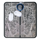 Masseur pieds tapis électrique massage 9 niveaux d'intensité réglable peut réduction de la fatigue favorisant la circulation de sang