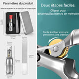 oupe ongles 12x70x18mm Ouverture de 7,5 mm Coupe-ongles portable en forme de coca avec de grands trous et coupe-ongles coudés