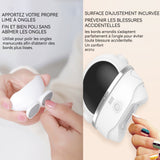 Coupe-ongles électrique 800mah ouverture incurvée stockage de ruines silencieuse coupe-ongles automatique pour adultes enfants