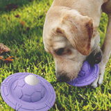 Jouet pour animaux de compagnie chien soucoupe volante en caoutchouc jouet dents résistant Frisbee chien jouet Frisbee