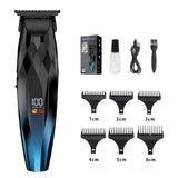 Tondeuse cheveux professionnelle electrique avec affichage numérique ensemble tondeuse à cheveux avec 6 accessoires rechargeable