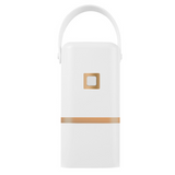 Petit séchoir portable 16x8x8cm Arrêt automatique Pliable Facile à transporter Détachable pour le nettoyage Blanc Sèche-linge