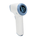 Thermomètre Frontal Ecran rétro-éclairé 3 couleurs Mesure la température sans contact Rappel sonore et vibratoire Thermomètre
