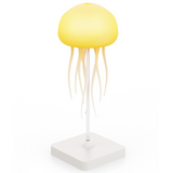 Veilleuse LED méduse en silicone colorées rechargeable avec interrupteur à commande vocale avec socle lampe de chevet veilleuse