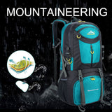 Sac à dos grande capacité camping sac de sport étanche sac d'alpinisme en plein air sac à dos 50L sac à dos de randonnée