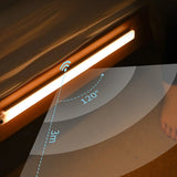Barre lumineuse magnétique  20cm 2PCS   Autocollant magnétique   Induction du corps humain  Lampe LED intelligente à capteur