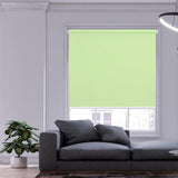 Rideaux occultants 60x200cm aucun poinçonnage requis vert opération levage et roulage convient chambre/balcon/salle bain bureau