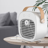 Refroidisseur USB Pulvérisation Réfrigération Ménage Portable Rechargeable Climatisation Ventilateur Mini Refroidisseur