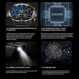 Montre connectée 47.8X13.5mm smartwatch montre bluetooth surveillance de santé fréquence d'exercice montre à connectivité bluetooth