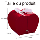 offret cadeau en forme de pomme rouge fête des mères cadeaux créatifs papier respectueux de l'environnement gift parfait rouge