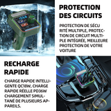 Transmetteur FM bluetooth 5,3 10m FM de voiture 36W QC3.0 charge rapide et port USB adaptateur bluetooth voiture chargeur voiture