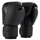 Gants de boxe 10oz matériau cuir gants de grappling entraînement gants mma gants de boxe en cuir pour hommes et femmes couleur noir