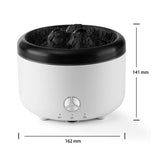 Humidificateur d'air à flamme diffuseur d'huile essentielle machine d'aromathérapie de bureau télécommande cadeau créatif