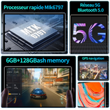 Tablette 10,1 pouces 8 mégapixels appareil photo la durabilité frontal double SIM parler processeur octa-core bluetooth version 5.0
