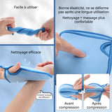 Gants exfoliants 4 PCS gant exfoliant ultra doux le corps gants de gommage anti-déchirure et anti-traction conception double face