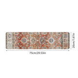 Tapis d'escalier 5 pièces d'imprimé floral escalier maison pieds antidérapants autocollants sans colle et résistants à la saleté