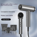 Sèche cheveux 1600W 3 vitesses de vent 4 réglages de température Moteur sans balais Cordon d'alimentation extra long Hair Dryer