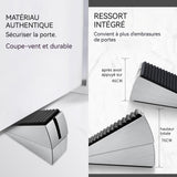 Butée de porte 2 pièces butée de porte à ressort butée de porte amovible à hauteur réglable convient à divers espaces de porte