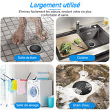 apot bonde douche 90mmx115mm noir abs bonde de douche universelle siphon douche remplacement de couvercle de vidange de douche