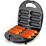 Poêle À Saucisses 6 trous pour prise Réchauffeur de hot-dog machine petit-déjeuner domestique 850W chauffe-hot-dog double face