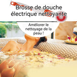 Brosse Dos Douche 388mm Tête de brosse multifonctionnelle 4-en-1 Nettoyage en profondeur Écologique Brosse De Douche éLectrique