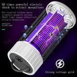 Nouveau Mosquito Killing Lamp Choc électrique Rechargeable Insect Repeller Muet LED Moustique Piège Lampe Moustique Piège Lampe