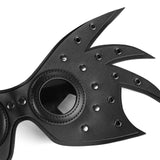 Masque de jeu de rôle pour Halloween  38*18cm  Sangle de tête ajustable  Style punk sombre  Convient pour la fête d'Halloween