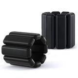 Poids de poignet 2PCS 0,45kg noir pour yoga/course à pied/pilates antidérapant bracelet lesté poids de poignet poids de cheville