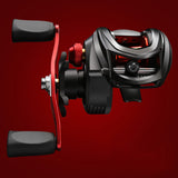 Canne à leurre poignée droite poignée de pistolet roue à goutte d'eau canne à lancer longue portée canne à pêche à bouche armée