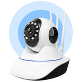 Caméra de surveillance sans fil 1080P  Télécommande pour téléphone portable  Détection de mouvement  Vision nocturne infrarouge