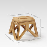 Tabouret pliant portable en plastique épaissi tabouret bas Maza petit banc pour enfants camping tabouret de pêche portable