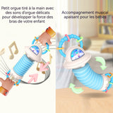 Accordéon 28x10x10 cm accordeon enfant simulation de musique accordéon jouet pour enfants instrument de musique d'illumination