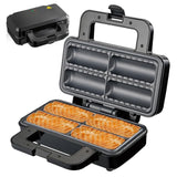Poêle À Saucisses 4 trous pour prise Réchauffeur de hot-dog machine petit-déjeuner domestique 800W chauffe-hot-dog double face