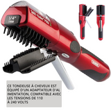 Tondeuse cheveux 2 en 1 Acier inoxydable Mini Tondeuse professionnelle sans fil pour pointes fourchues sèches abîmées et cassantes