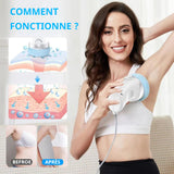 Masseur anti cellulite 28w 2400 tr/min livré avec 3 coussinets masseur pour la beauté de tout le corps machine de sculpture du corps