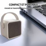 Enceinte bluetooth 5.2 les basses sont puissantes large champ sonore prise en charge des clés usb carte mémoire insérable beige