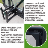 Panier de basket 110x75cm taille du panneau de basket montage mural panneau de basket  suspendu avec vis plaque d'acier  PVC noir