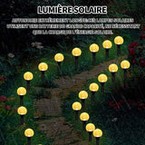 Lampe solaire exterieur 800mah IP55 lumière solaire avec télécommande solaire exterieur detecteur de eclairage exterieur solaire