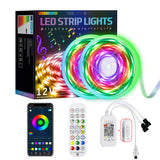 Bande lumineuse en silicone  10m 180 lumières  Bouton de télécommande  Luminosité réglable  Prise en charge de la télécommande APP