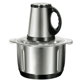 Hachoir a Viande Électrique 45db 150W 5 lames 3 vitesses réglables capacité de 5 L acier inoxydable patin élastique antidérapant